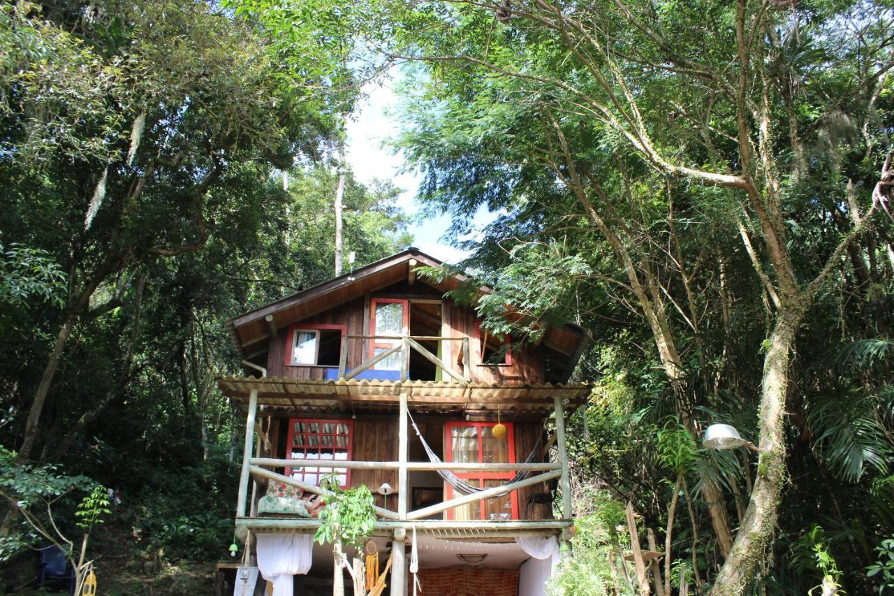 Cabana Magica Praia E Floresta, Vale Da Utopia, Pinheira Villa Guarda do Embau Luaran gambar