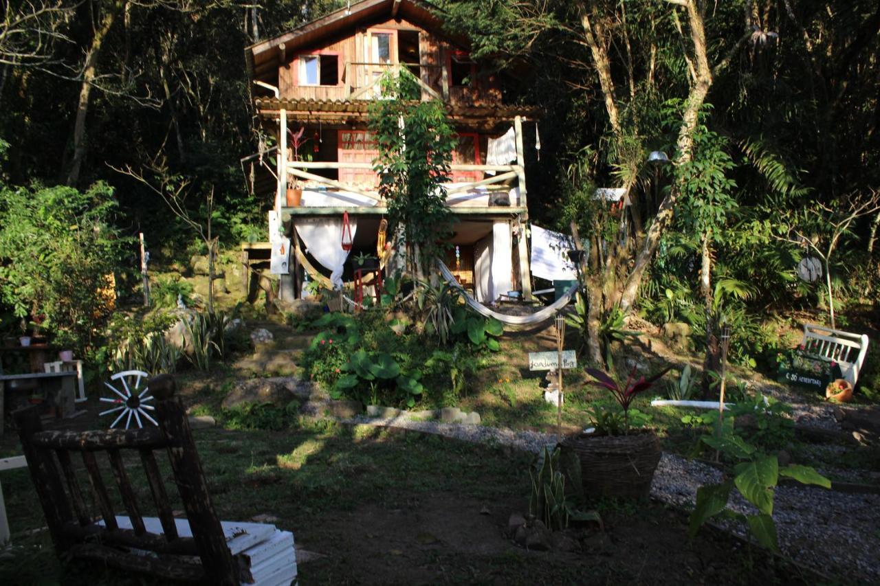 Cabana Magica Praia E Floresta, Vale Da Utopia, Pinheira Villa Guarda do Embau Luaran gambar