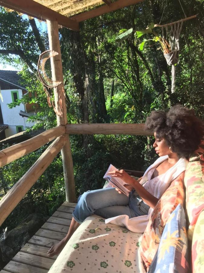 Cabana Magica Praia E Floresta, Vale Da Utopia, Pinheira Villa Guarda do Embau Luaran gambar